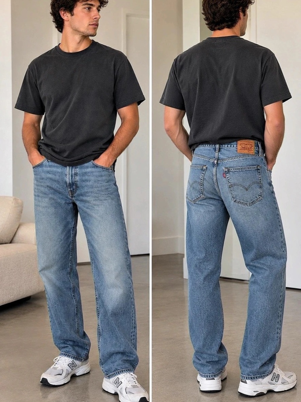 Levi's 514 Straight Men's Cotton Jeans 34x32 NWT